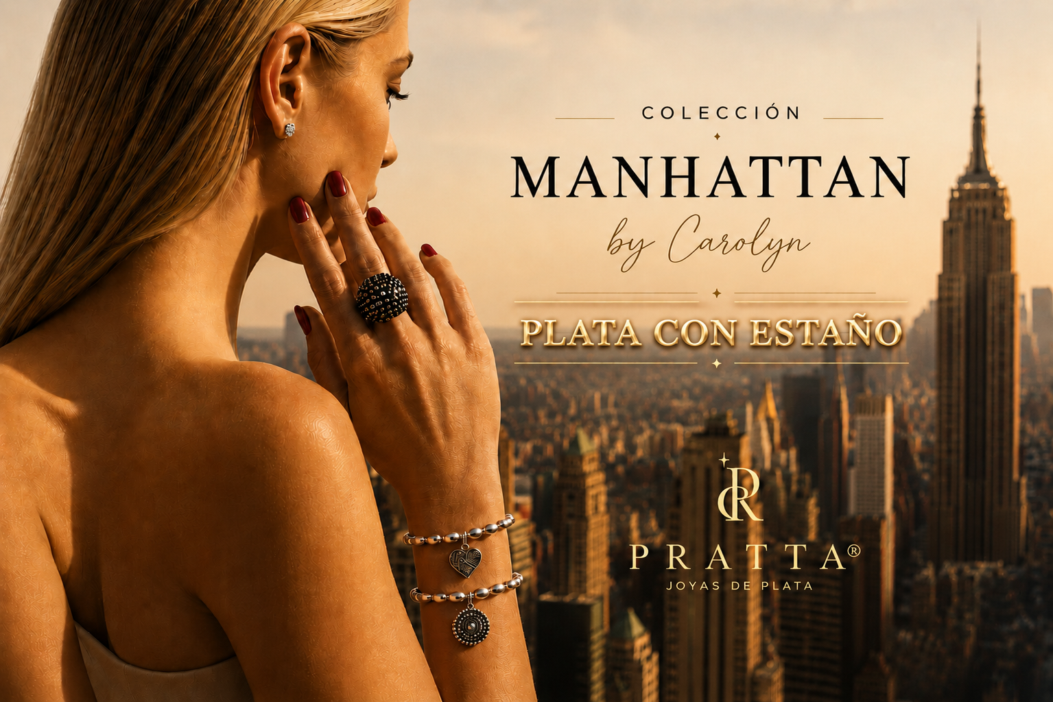 Manhattan Plata con Estaño