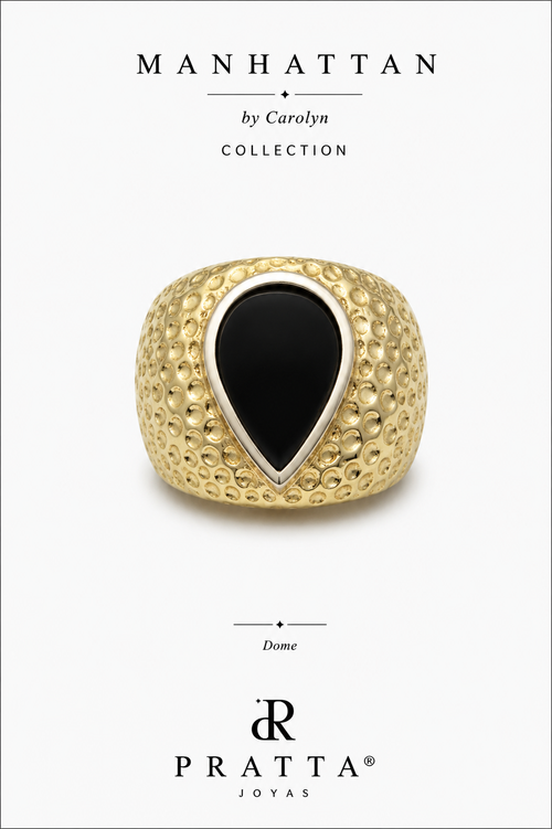Anillo Dome - Manhattan by Carolyn Collection - Pratta Joyas